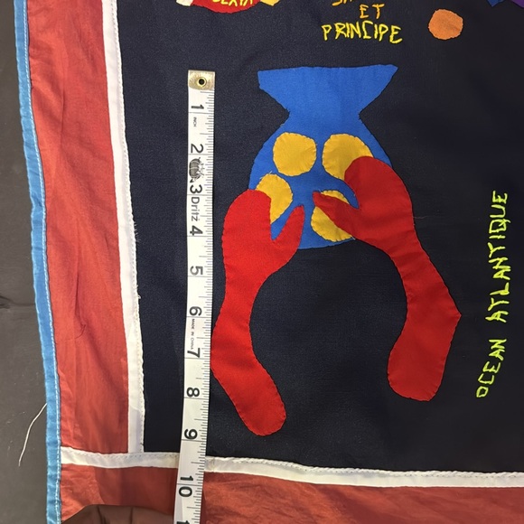 African Patchwork Map Wall Tapestry - Picture 10 of 17